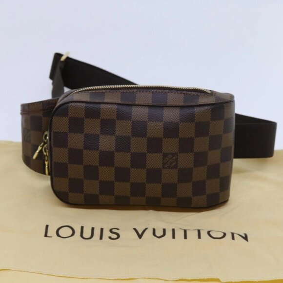 LOUIS VUITTON Damier Ebene Geronimos Shoulder Bag N51994 LV Auth 62998A - Picture 11 of 15